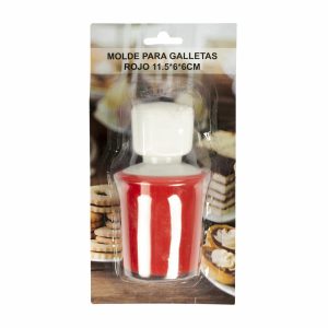 Molde Para Galletas Rojo WAHFAY 11.5X6 CM