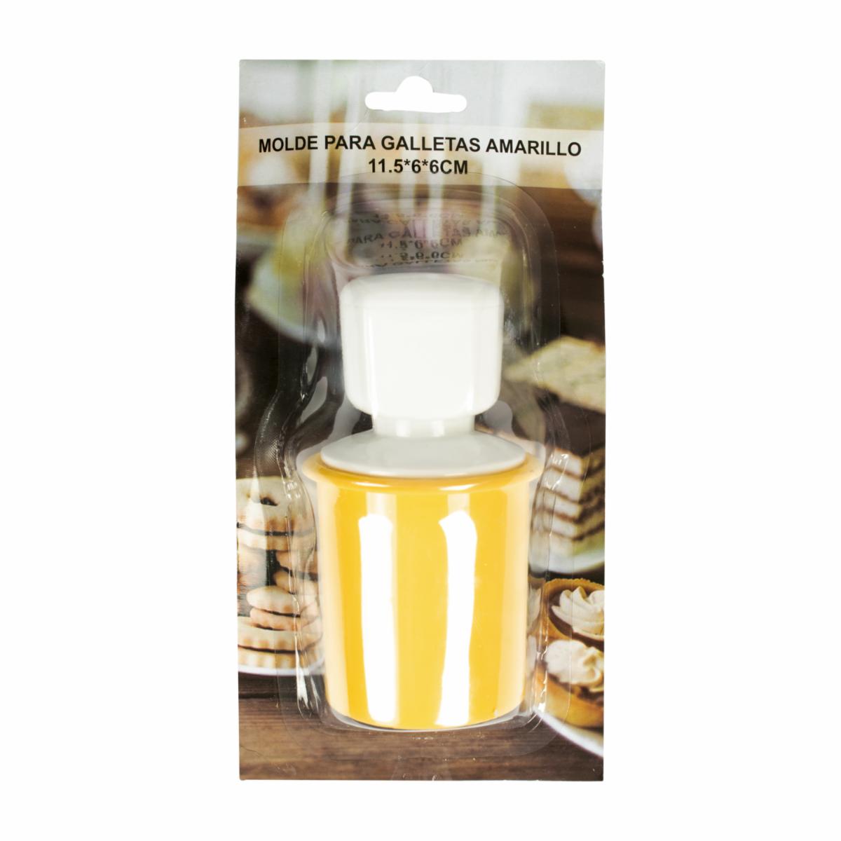 Molde Para Galletas Amarillo WAHFAY 11.5X6 CM