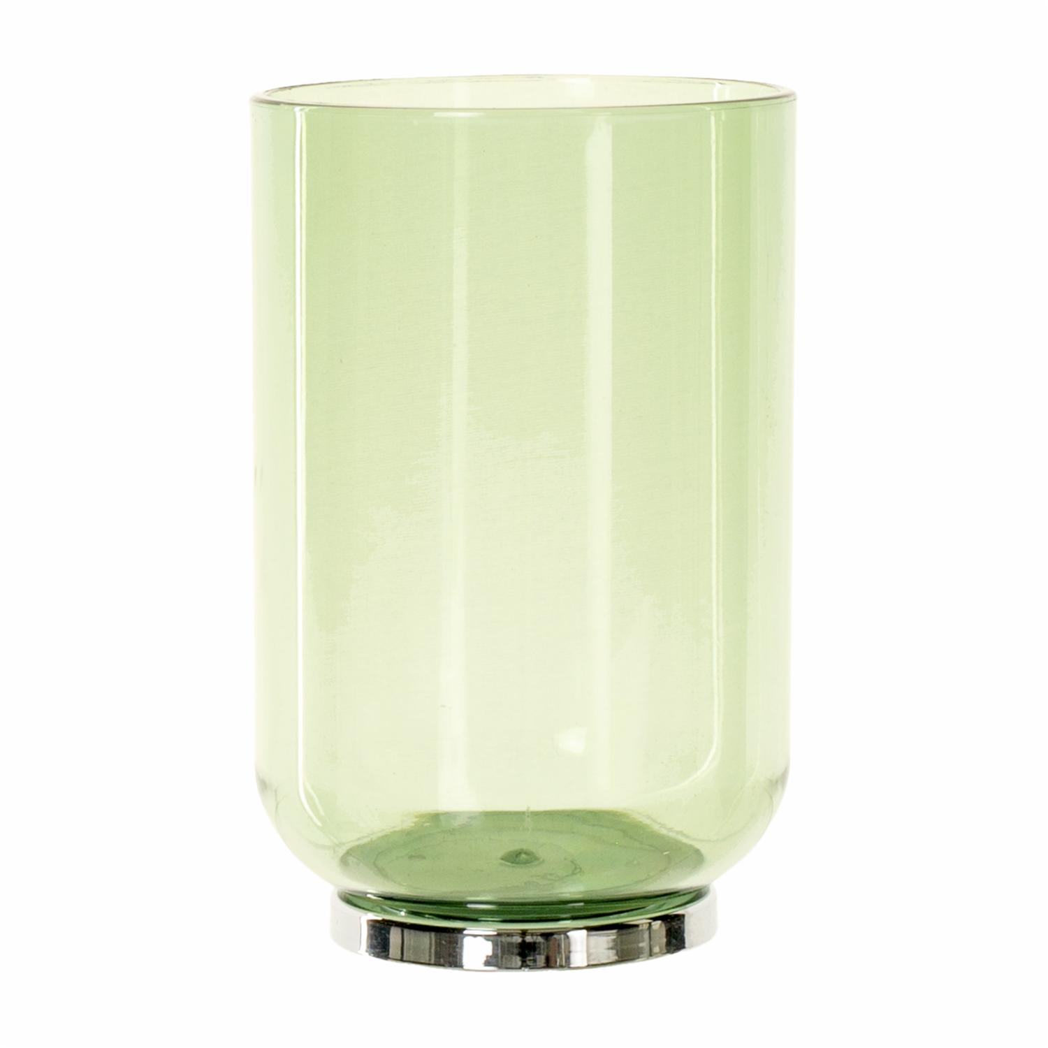 Porta Cepillos Transparente Verde FREE HOME 1 Pieza