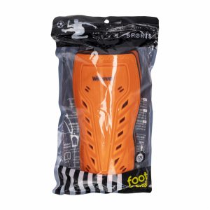 Canilleras Para Futbol Color Naranja WELSTAR 2 Piezas