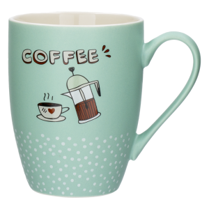 Jarro Diseño Not Coffee Gris Y Aqua FREE HOME 1 Pieza