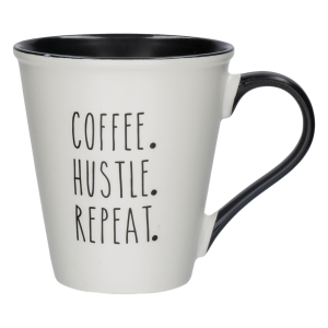 Jarro Diseño Coffee Interno Negro Y Mostaza FREE HOME 1 Pieza