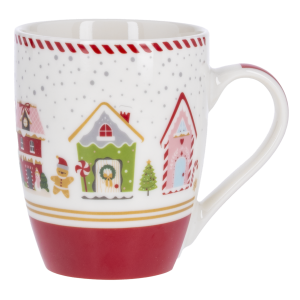 Jarro Navideño Con Empaque Para Regalo FREE HOME Cerámica