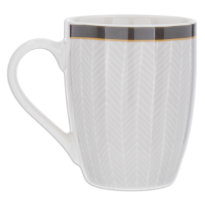 Jarro Diseño Rayas Gris Y Blanco FREE HOME 1 Pieza