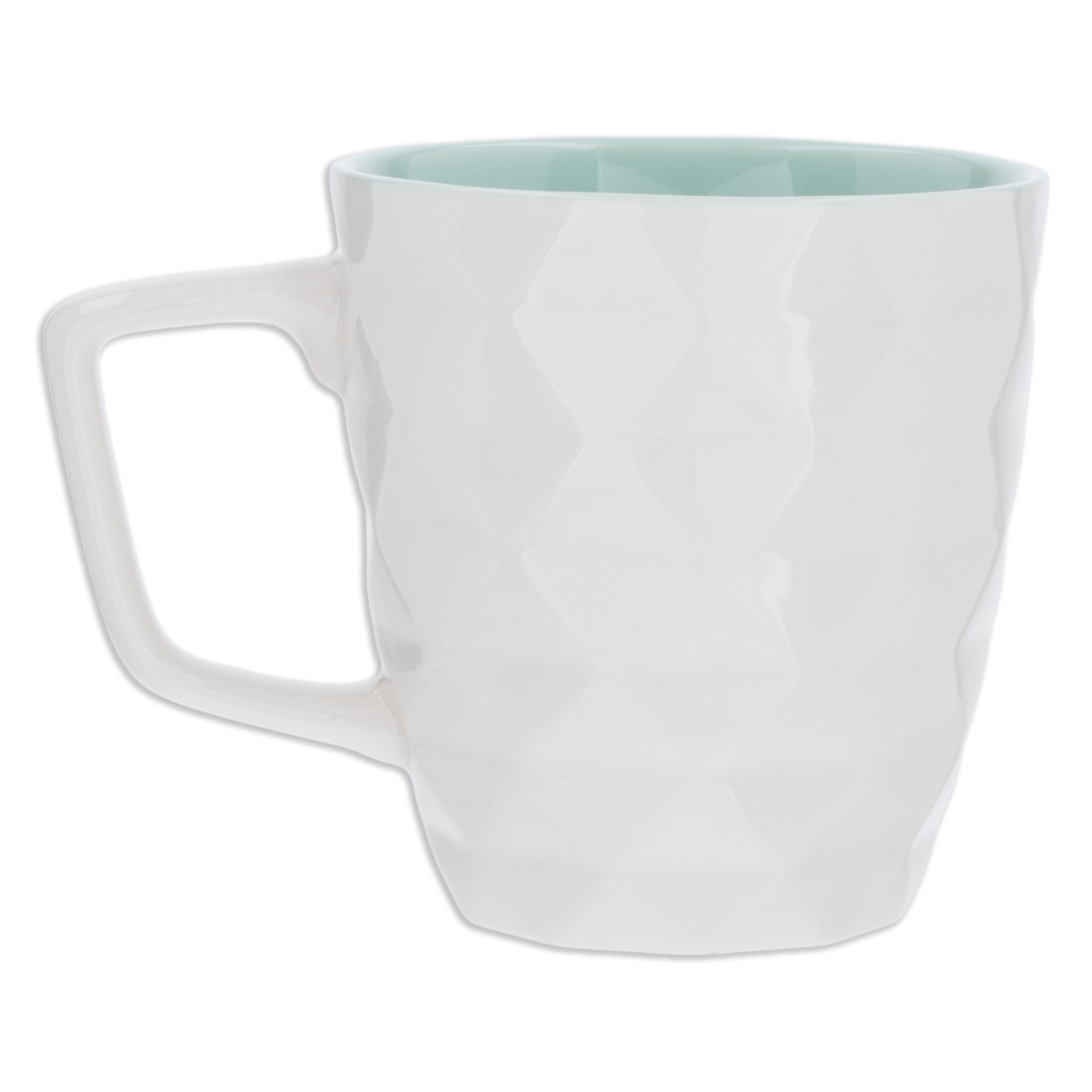 Jarro Diseño Relieve Triangulos Color Pastel FREE HOME 1 Pieza - Image 2