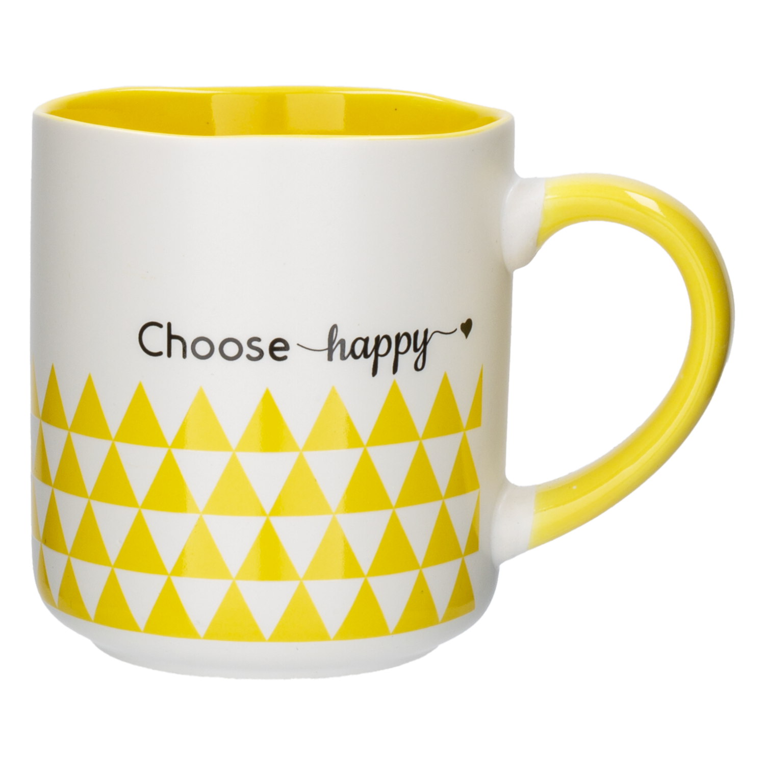 Jarro Diseño Geométricos Azul Y Amarillo FREE HOME 1 Pieza