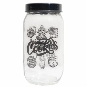 Frasco De Vidrio Para Galletas Grande HEREVIN 1 Litro
