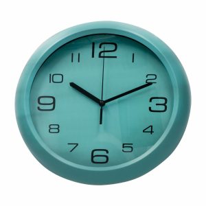 Reloj De Pared  Color Azul Aqua FUZHOU EAGLE 28X4.4 CM