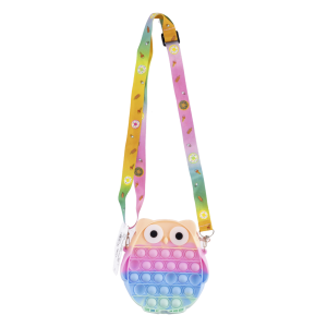 Cartera Plástica Figura De Búho SÚPER K Talla  Única