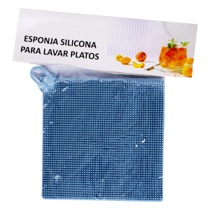 Esponja De Silicona Lava Platos WAHFAY Azul