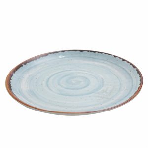 Plato Tendido Azul Martillado FREE HOME 22.8 Cm