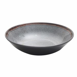 Bowl Gris Con Borde Café FREE HOME 19 Cm