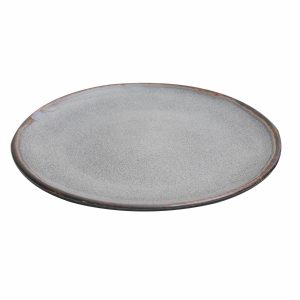 Plato Tendido Gris Borde Café FREE HOME 22.5 Cm