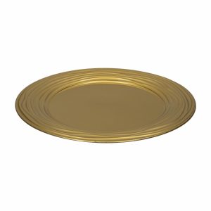 Plato Base Olas Dorado Z&L 33 CM