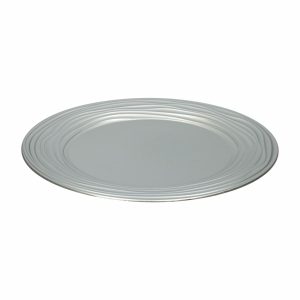 Plato Base Olas Plateado Z&L 33 CM