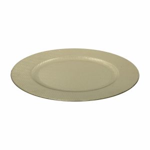 Plato Base Print Plateado Z&L 33 CM