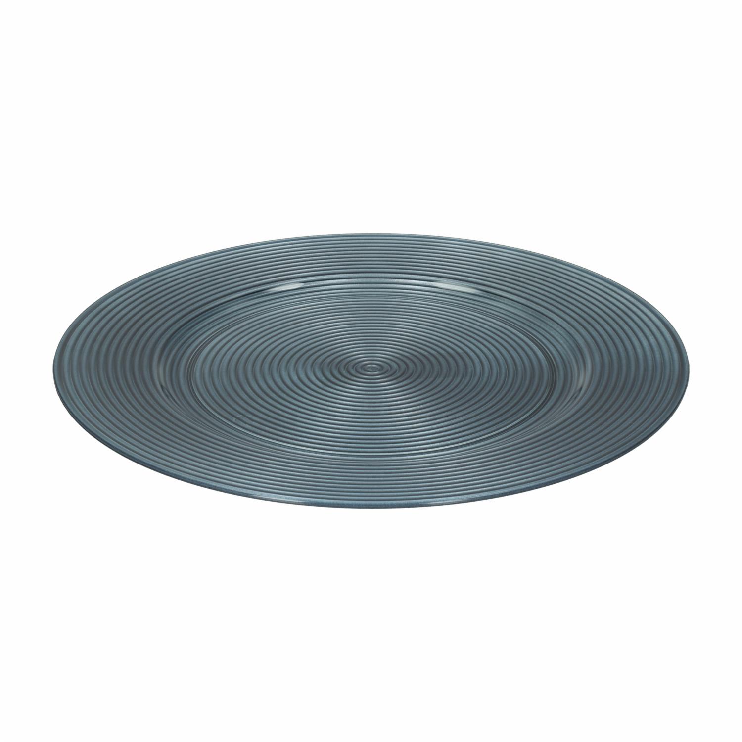 Plato Base Aros Azul Brillante Z&L 33 CM