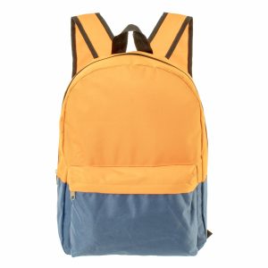 Mochila Básica Azul Naranja NINGBO Mediana