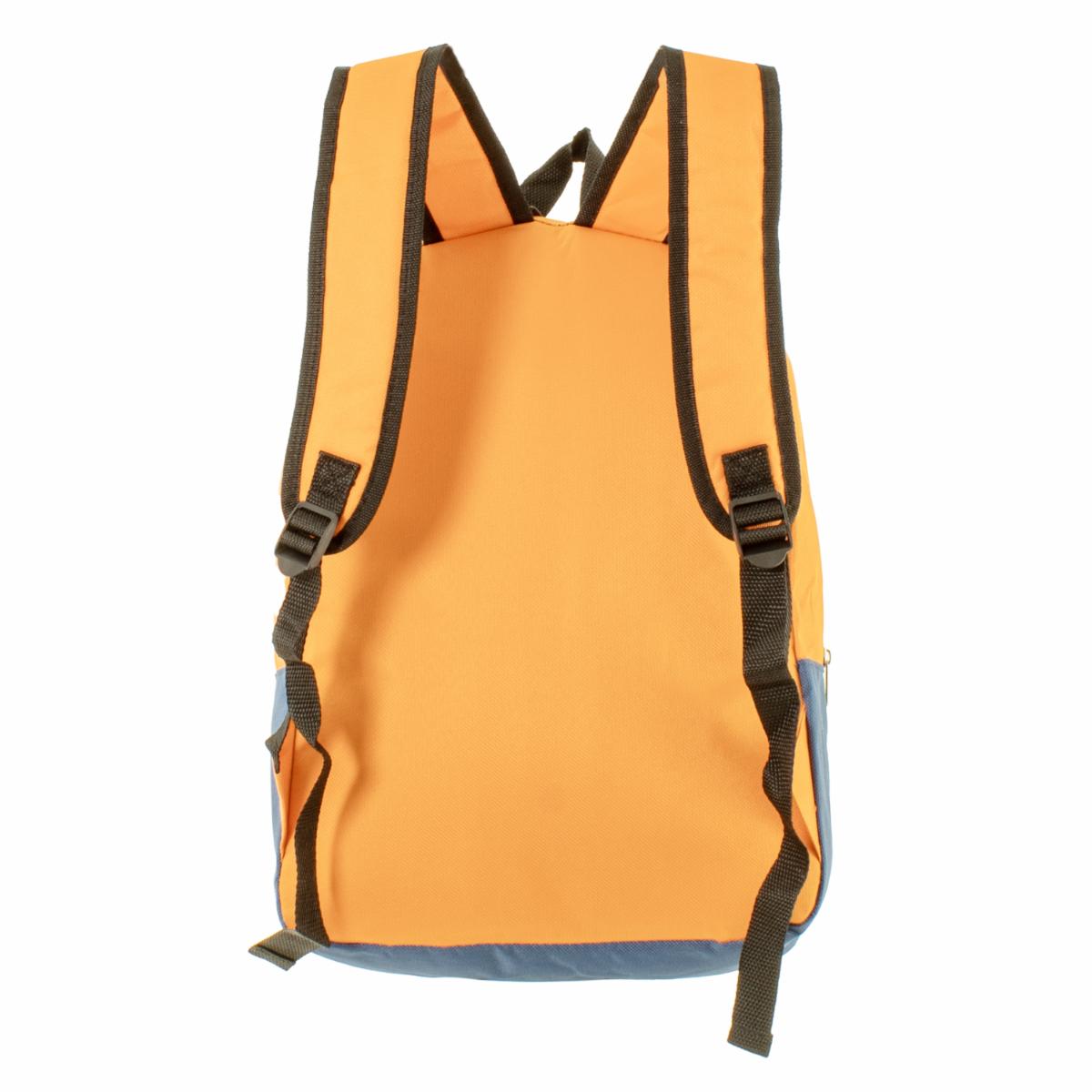 Mochila Básica Azul Naranja NINGBO Mediana - Image 2