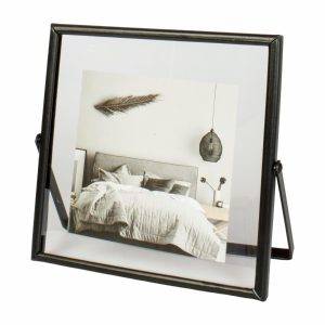 Porta Retratos Metálico Negro KOOME 10 16X10 16 CM