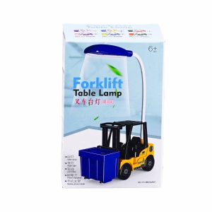 Lámpara  Escolar Diseño Montacarga Con Porta Bolígrafo Y Sacapuntas KOOME 3 En 1