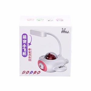 Lámpara  Escolar Led Diseño Avión Con Sacapuntas KOOME Pequeña