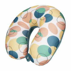 Cojín De Cuello Estampado Azul BEWALKER