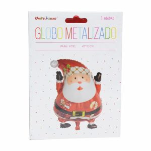 Globo Papa Noel UNIFELICIDAD 45 X 61 Cm
