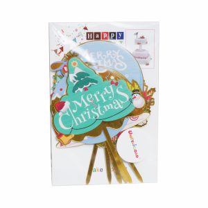 Adornos Para Pastel Merry Christmas UNIFELICIDAD Paquete