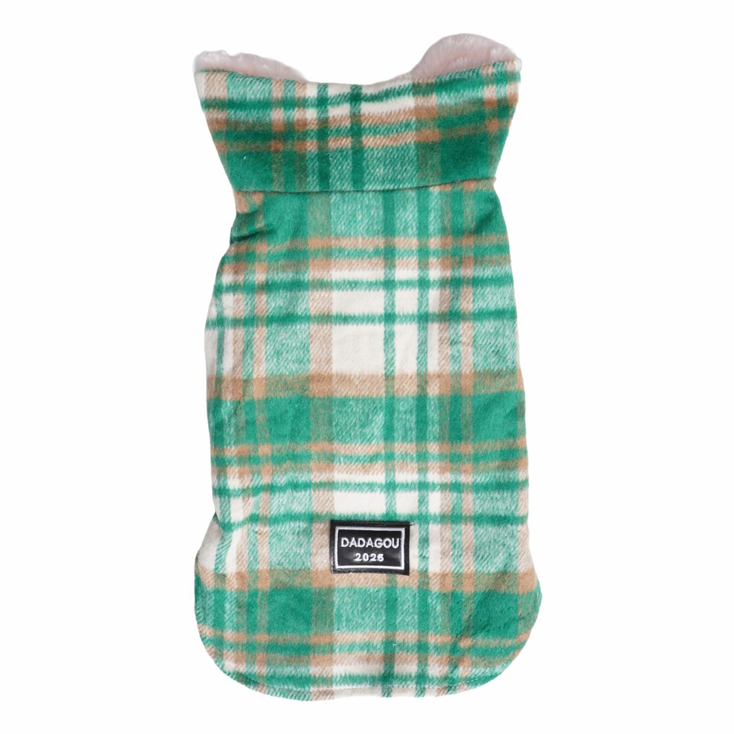 Abrigo Para Perro Diseño Casual Cuadros HANHONG PET Talla Pequeño - Image 2