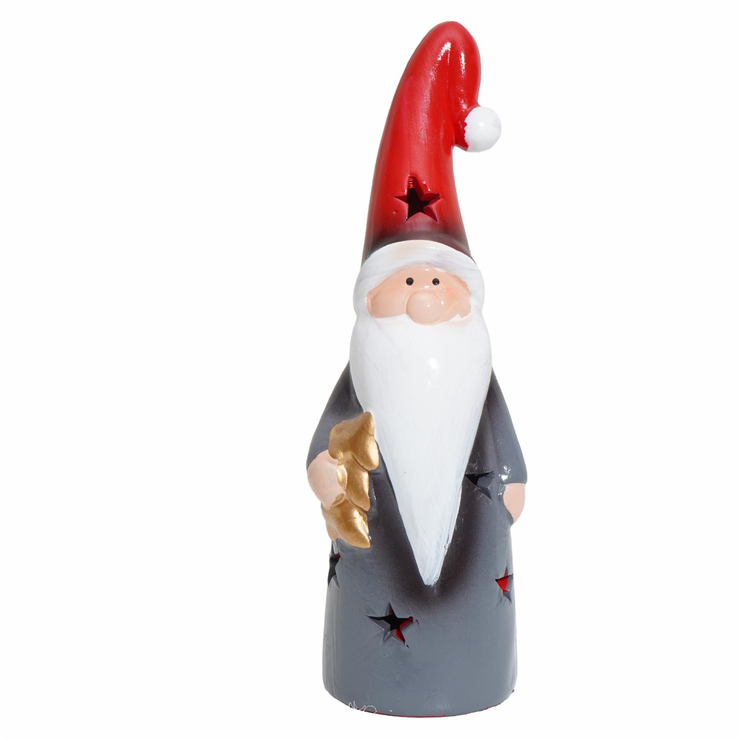 Adorno Navideño Muñeco Nieve Con Gorro KOOME 1 Pieza