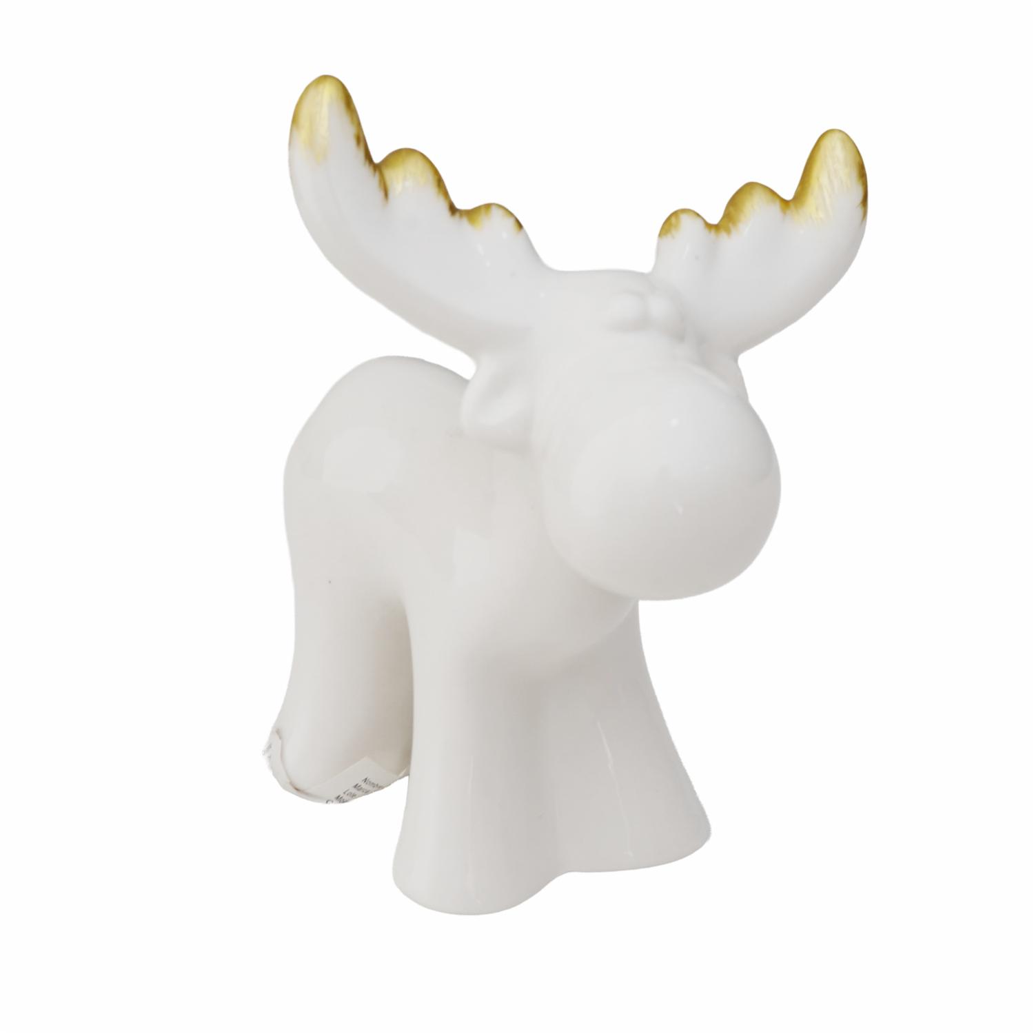 Adorno Navideño Reno Blanco KOOME 1 Pieza