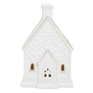 Adorno Navideño Casa Blanca Navidad Surtida KOOME Con Batería