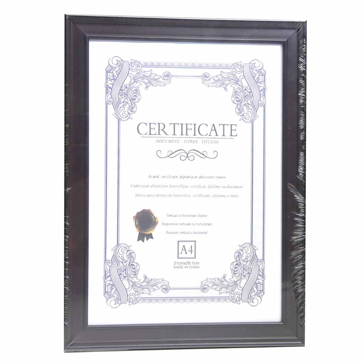 Porta Diploma Grande Marco Negro XINKAI A4