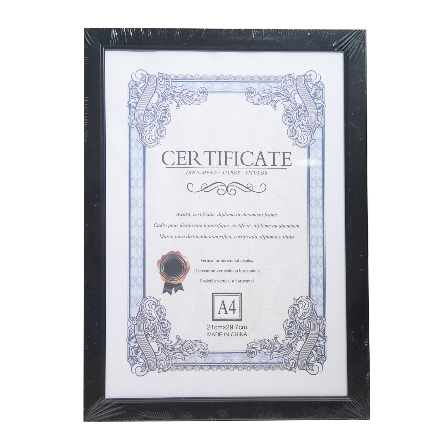 Porta Diploma Negro XINKAI A4