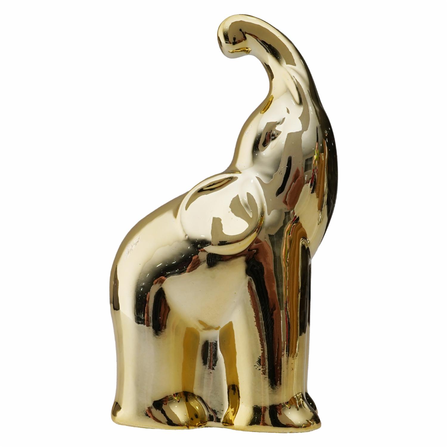 Adorno Decorativo Set Dorado Elefantes KOOME 2 Piezas