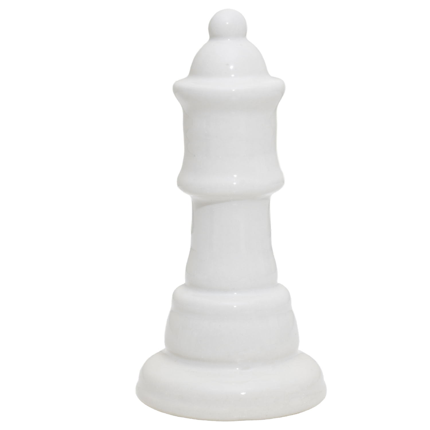 Adorno Decorativo Ajedrez Alfil Blanco KOOME