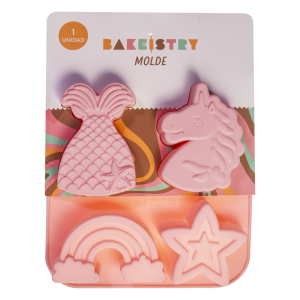 Molde Para Hornear De Silicona Diseño Surtido Niños BAKEISTRY 1 Pieza