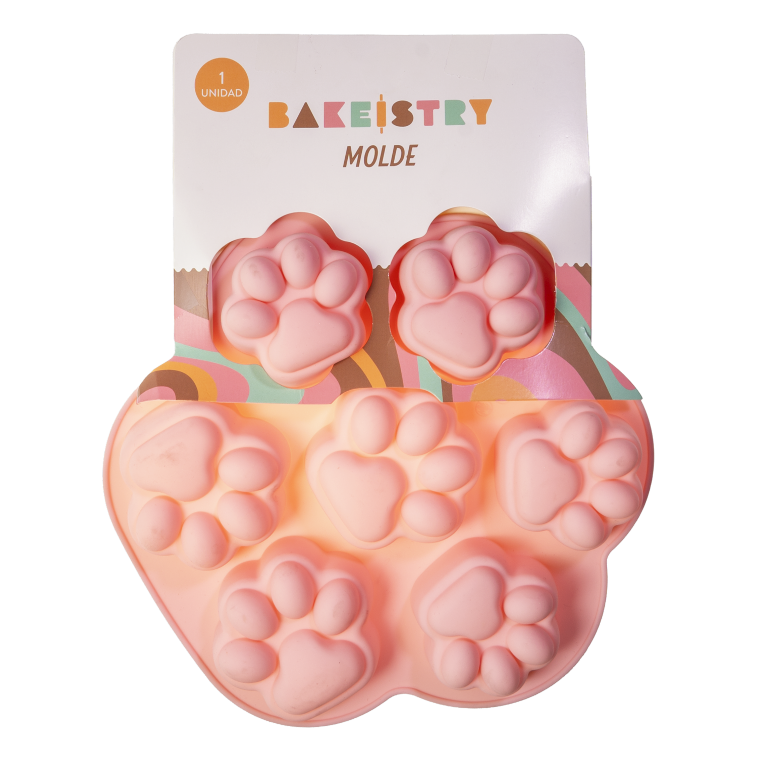 Molde Para Hornear De Silicona Diseño Patas De Animal BAKEISTRY 1 Pieza