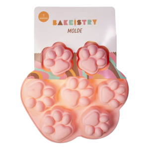 Molde Para Hornear De Silicona Diseño Patas De Animal BAKEISTRY 1 Pieza
