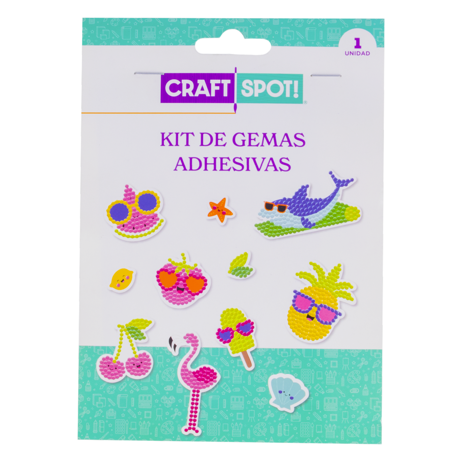 Kit De Gemas Adhesivas CRAFTSPOT SET