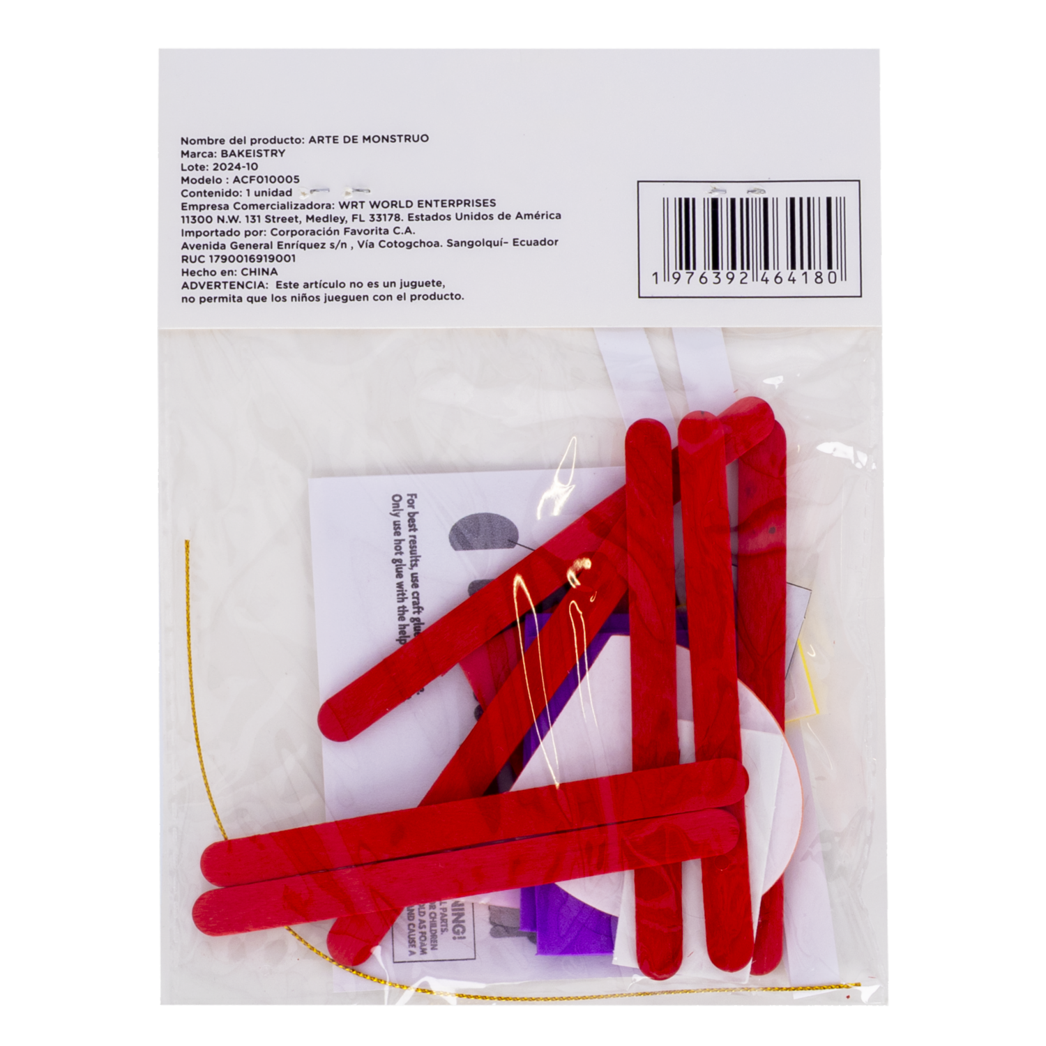 Arte De Monstruo En Palitos CRAFTSPOT 1 Pieza - Image 2