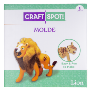 Kit Manualidad Modelo 3D De Arcilla León CRAFTSPOT 1 Pieza