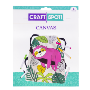 Manualidad Pinta Tu Bolsa-Canvas CRAFTSPOT 1 Pieza