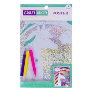 Poster Para Colorear Unicornio CRAFTSPOT 1 Pieza