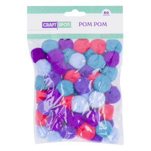 Pom Pom De Clores CRAFTSPOT 80 Piezas
