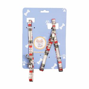 Collar Para Mascota Cuadritos De Colores Mix BTA PET Talla Pequeño