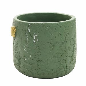 Maceta Cónica Verde LONSEN 13.5X15 Cm