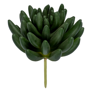 Suculenta Decorativa Artificial Verde Oscuro SKYLARK 9 X 9 Cm