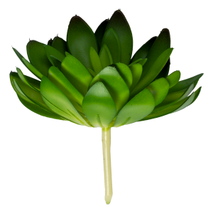 Suculenta Decorativa Artificial Verde Tipo Flor SKYLARK 14 X 13 Cm